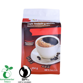Ziplock Box Bottom Coffee Pouch Valve بالجملة من الصين